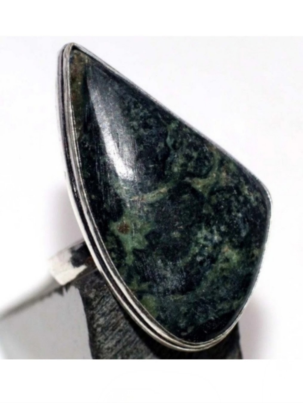 Kambaba Jasper Gemstone 925 Sterling Silver Handmade Ring